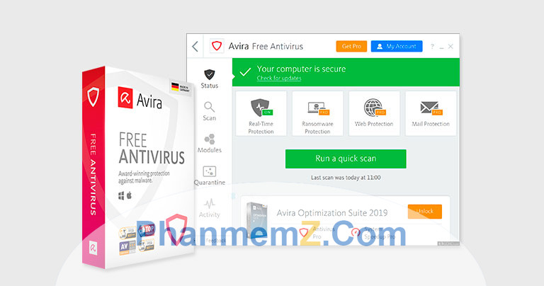 Download Avira Free Antivirus - Diệt Sạch Virus Trên Máy Tính