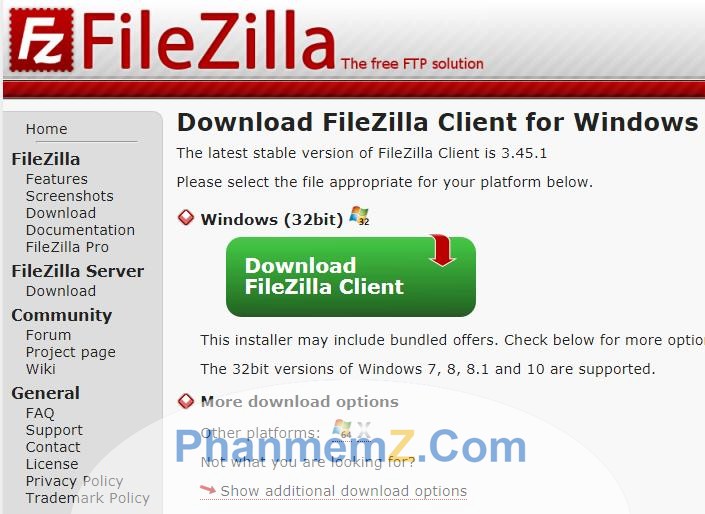 FileZilla Client là một phần mềm hỗ trợ cho việc tải dữ liệu từ máy tính lên trang web thông qua mạng internet